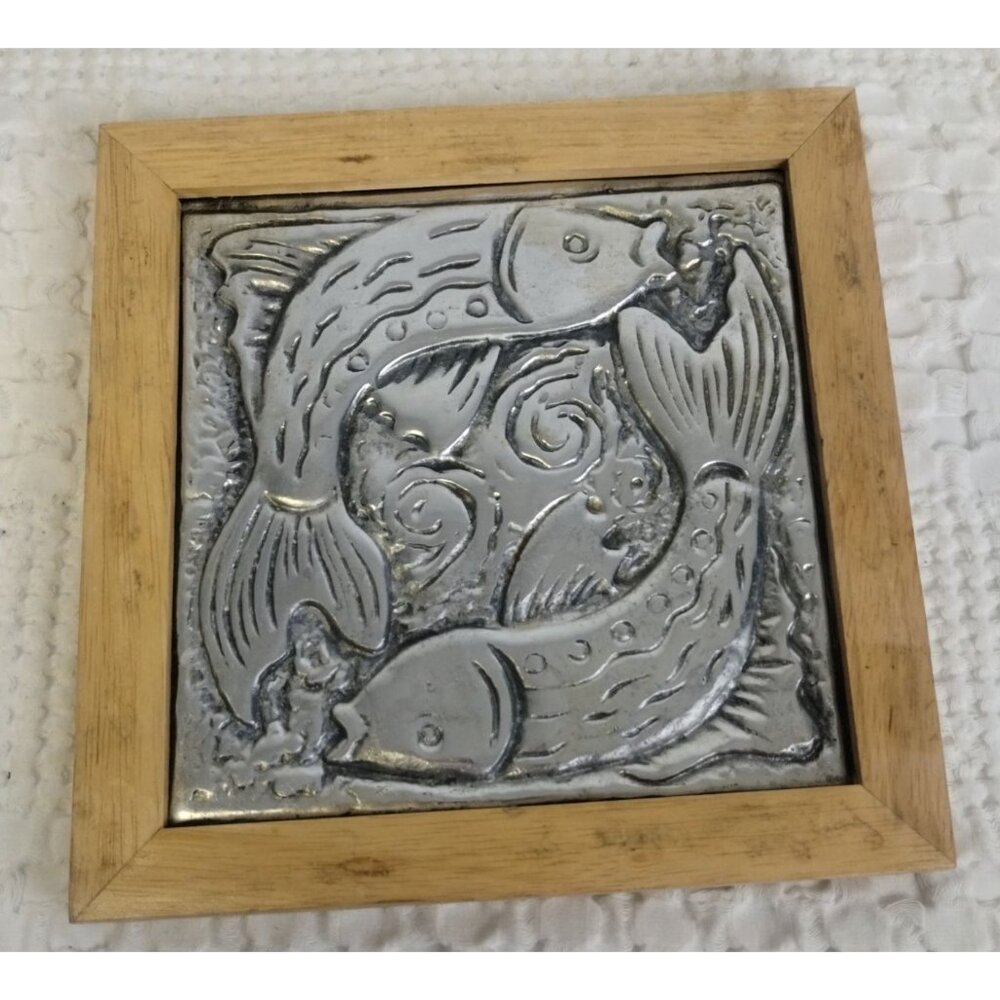 Antique Fish Rubber/Wooded Frame SKU 2181